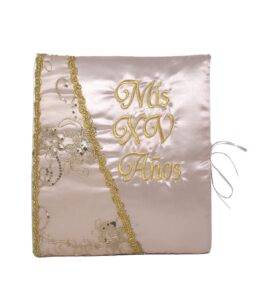 5 Pc Blush and Gold Quinceanera Pillow Set