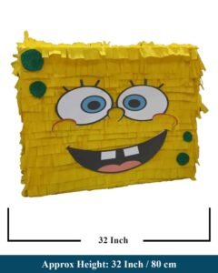32 Inch Tall  Sponge Bob Jumbo Party Pinata, Theme Pinata, Custom Pinata, Birthday Party, Pinata Gift, Whack Pinata, Fun Pinata – Viva Party