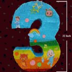Cocomelon Number 3 Shaped Pinata – Viva Party