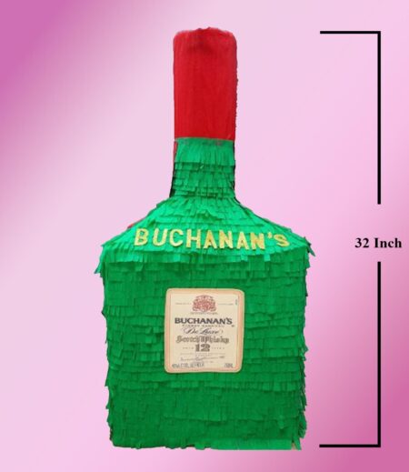 32 Inch Tall  Buchanan's Whisky Bottle Jumbo Party Pinata, Theme Pinata, Custom Pinata, Birthday Party, Pinata Gift, Whack Pinata, Fun Pinata
