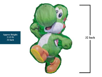 32 Inch Tall Yoshi - Super Mario Jumbo Pinata, Theme Pinata, Custom Pinata, Birthday Party, Pinata Gift, Whack Pinata, Fun Pinata – Viva Party