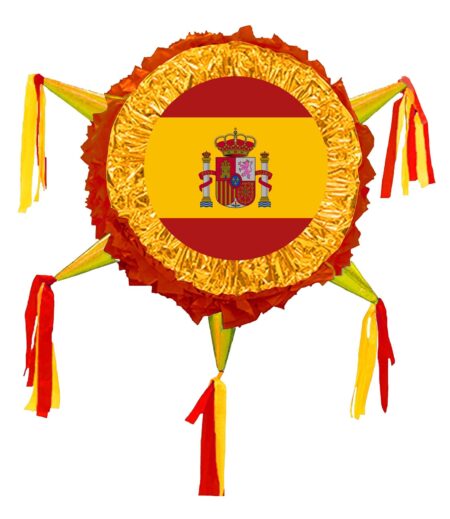 Spain Five Corn Drum Pinata 24 Inch – Viva Party