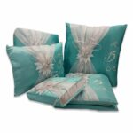 5 pc Teal Green and Silver Quinceanera Pillow Set - Elegant Mis 15 Anos Celebration Essentials – Viva Party