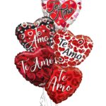 Te Amo Valentine's Day Balloon Bouquet (5 Balloons) – Viva Party