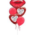 Feliz dia de san Valentine Balloon Bouquet - Viva Party (5 Balloons) – Viva Party