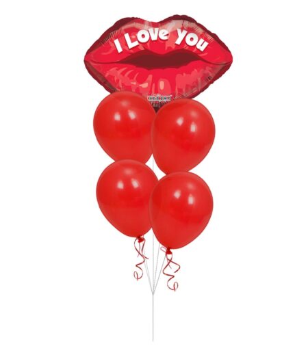 I Love You Valentines Day Balloon Bouquet - Viva Party (5 Balloons) – Viva Party