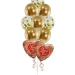I Love You Valentine Balloon Bouquet - Viva Party (10 Balloons) – Viva Party