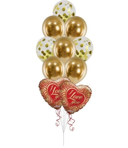 I Love You Valentine Balloon Bouquet - Viva Party (10 Balloons) – Viva Party