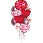 I Love You Lady Bug Feliz Dia de San Valentine's Day Balloon Bouquet - Viva Party (11 Balloons) – Viva Party
