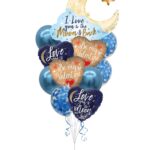 I Love You to the Moon and Back Be My Valentine Balloon Bouquet - Viva Party (11 Balloons) – Viva Party