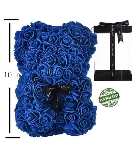 Hand Made Rose Bear Flower Teddy Bear