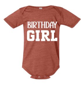 Baby Girl Happy Birthday Infant Jersey, Birthday Girl Jersy, Birthday Girl Shirt, Happy Birthday Bodisuit