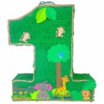 Animals Number 01 Shaped Pinata – Viva Party