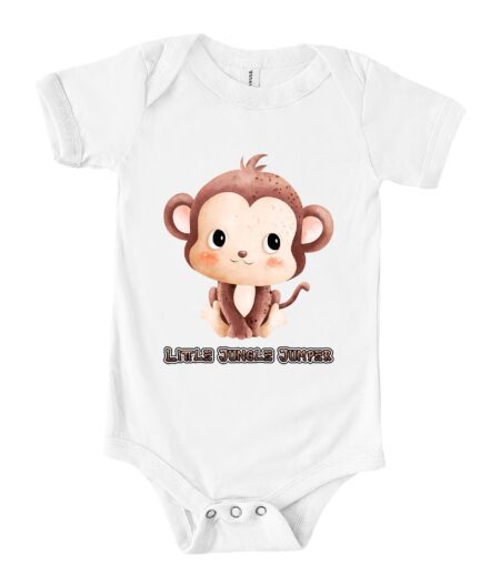 Little Jungle Jumper Cute Monkey Shirt - Adorable Baby Tee - Perfect Gift for Newborns and Toddlers  T-Shirt – Viva Party