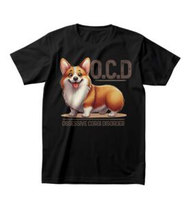 Obsessive Corgi Disorder - Funny Corgi Lover T-Shirt – Viva Party