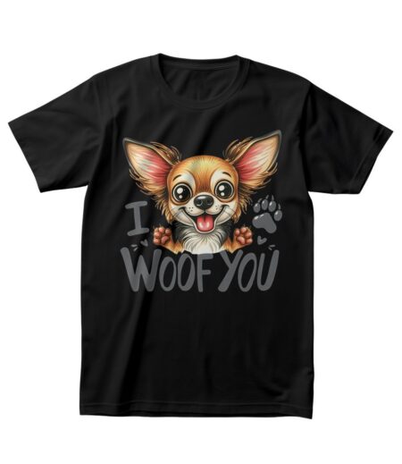 I Woof You - Adorable Chihuahua Lover T-Shirt for Dog Owners – Viva Party