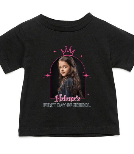 Personalized 1st Day of School T-Shirt
