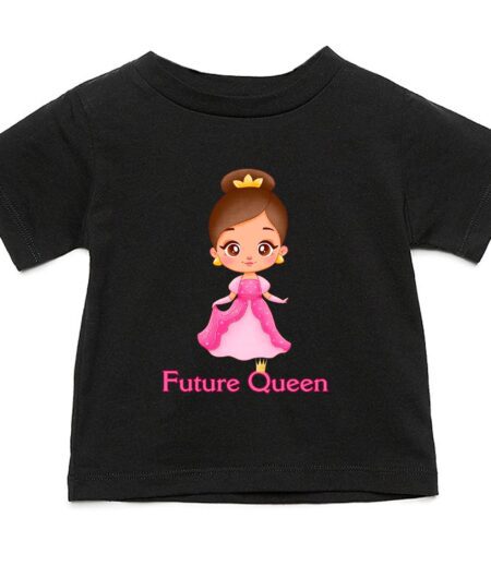 Future Queen Kids T-Shirt ? Cute and Inspirational Graphic Tee for Girls ? Comfortable, Stylish, Perfect Gift Idea