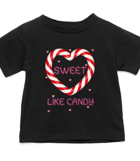 Sweet Like Candy T-Shirt ? Cute and Playful Graphic Tee for Kids ? Comfortable, Stylish, Perfect Gift Idea