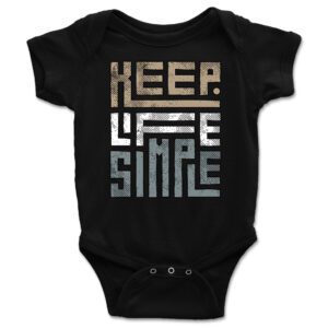 Keep Life Simple T-Shirt ? Comfortable, Stylish, Inspirational Graphic Tee for Men, Women, and Teens ? Premium Quality, Perfect Gift Idea