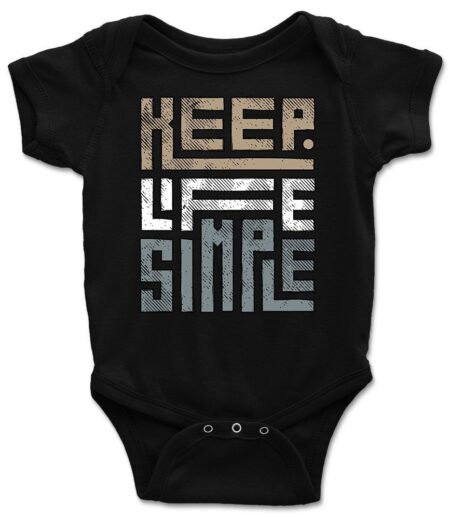 Keep Life Simple T-Shirt ? Comfortable, Stylish, Inspirational Graphic Tee for Men, Women, and Teens ? Premium Quality, Perfect Gift Idea