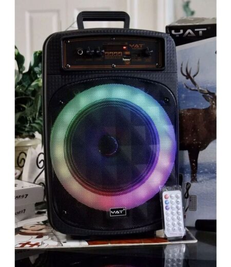 YAT YM8024 Bluetooth Wireless Speaker 8800w P.M.P.O 8” Woofer Karaoke FM