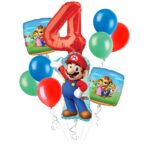 Super Mario Bros Balloon Bouquet - Set of 10 for Birthday Celebrations – Viva Party
