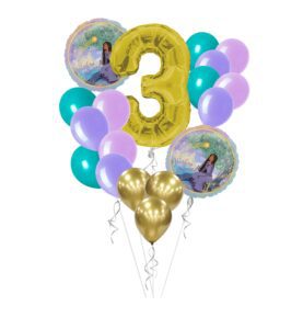 Watch Us Shine Balloon Bouquet - Set of 18 with Wish Character Design – Viva Party