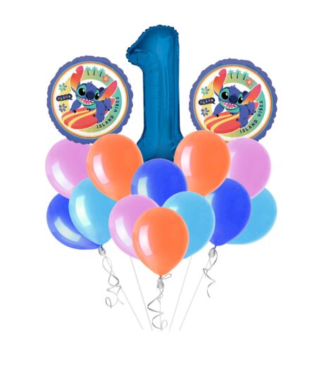 Aloha Island Vibes Balloon Bouquet - Set of 15 for Tropical Celebrations – Viva Party