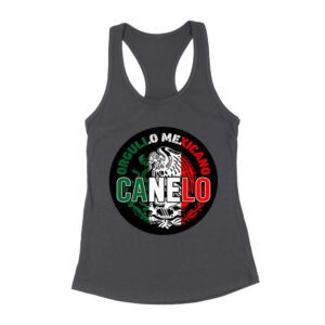 Orgullo Mexicano - Team Canelo Alvarez Boxing Pride T-Shirt Women's Racerback Tank Top – Viva Party