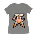 Canelo Alvarez Crowned Champion T-Shirt - CA Monogram Design Women's Ideal V-Neck – Viva Party