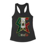 Canelo Alvarez Boxing T-Shirt - Mexican Colors C and A Design for Canelo Lovers Women's Racerback Tank Top – Viva Party