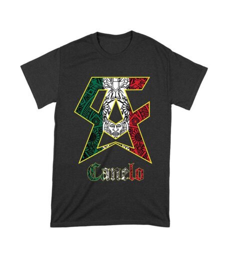 Canelo Alvarez Boxing T-Shirt - Mexican Colors C and A Design for Canelo Lovers Unisex Toddler – Viva Party