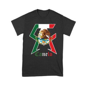 Canelo Alvarez Boxing T-Shirt - Bold Mexican Flag C and A Design Unisex Youth – Viva Party