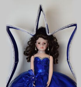Exclusive Royal Blue Quinceanera Doll ? Elegant and Charming Keepsake