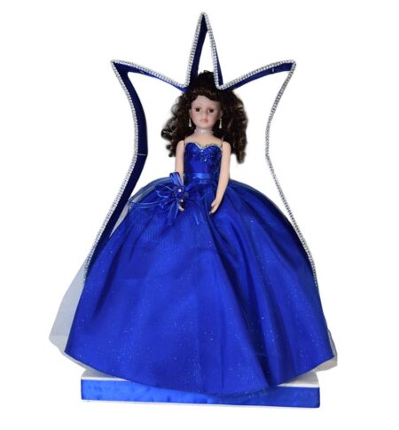 Royal Blue Quinceanera Doll