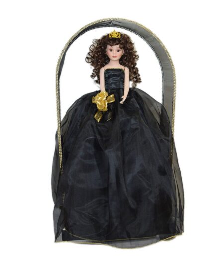 Exclusive Black Quinceanera Doll - Elegant and Charming Keepsake – Viva Party