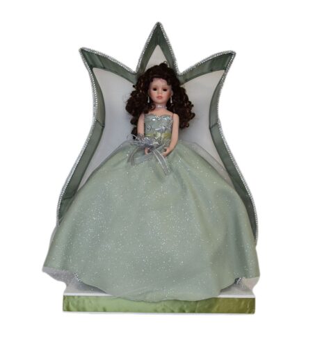 Olive Green Quinceanera Doll