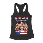 Edgar Berlanga Puerto Rican Pride Boxing T-Shirt - Fierce Fighter Design Women's Racerback Tank Top – Viva Party