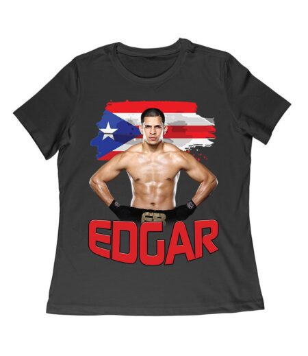 Edgar Berlanga Boxing T-Shirt - Puerto Rican Flag Pride Design Women Relaxed – Viva Party