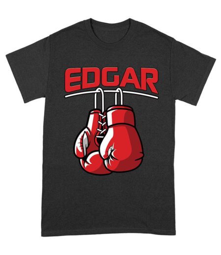 Edgar Red Boxing Gloves T-Shirt - Bold Fighter Design Unisex Adult – Viva Party