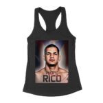 Puerto Rico Pride - Edgar Berlanga Portrait T-Shirt Women's Racerback Tank Top – Viva Party