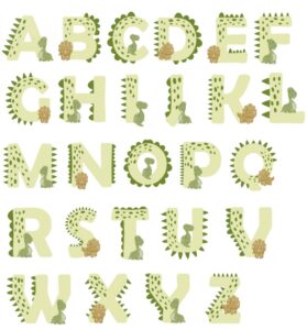 Personalized Name Infant Dino Alphabet Tee