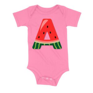 Personalized Infant Watermelon Alphabet Tee
