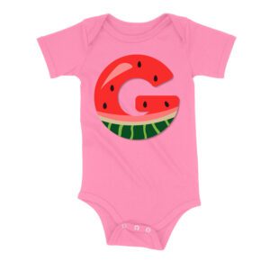 Personalized Infant Watermelon Alphabet Tee