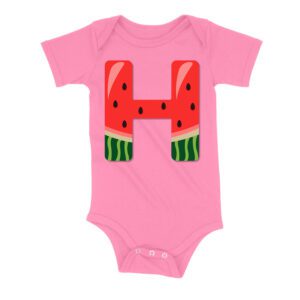 Personalized Infant Watermelon Alphabet Tee