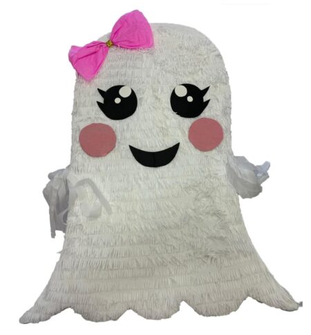 Handmade Ghost Girl Piñata - Personalized Spooky Fun Party Decoration