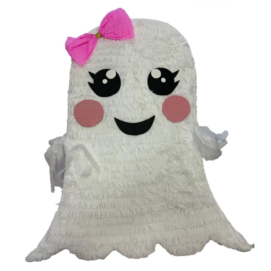 Handmade Ghost Girl Piñata - Personalized Spooky Fun Party Decoration