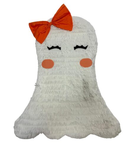 Handmade Adorable Ghost Girl Piñata - Personalized Spooky Fun Party Decoration