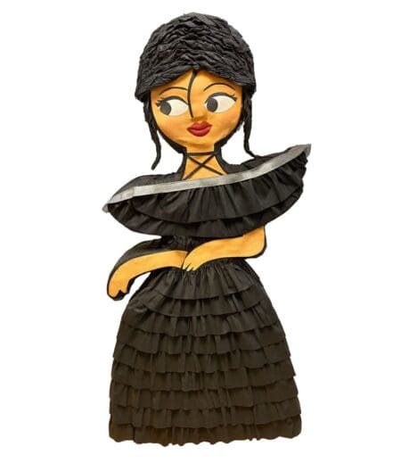 Handmade Wednesday Addams Piñata - Personalized Spooky Fun Party Decoration – Viva Party